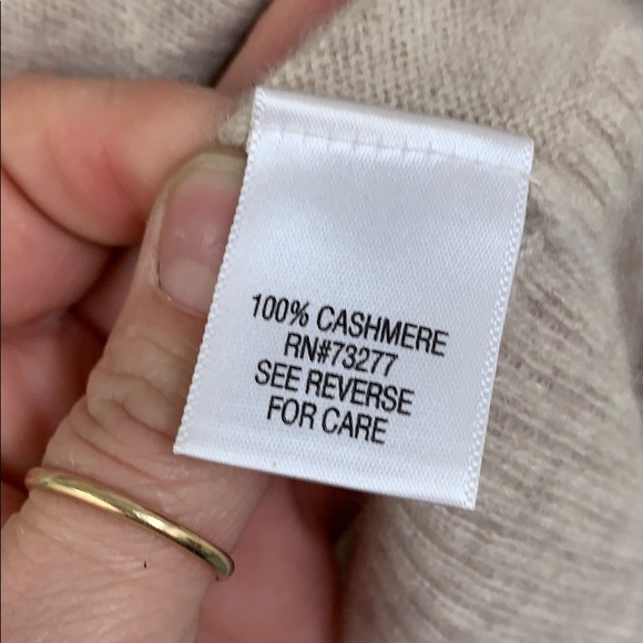 Apt. 9 100% Cashmere Argyle Button Cardigan - Picture 4 of 6